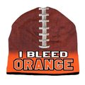 American Mills Beanie I Bleed Style Sublimated Football Orange Design 1122702530